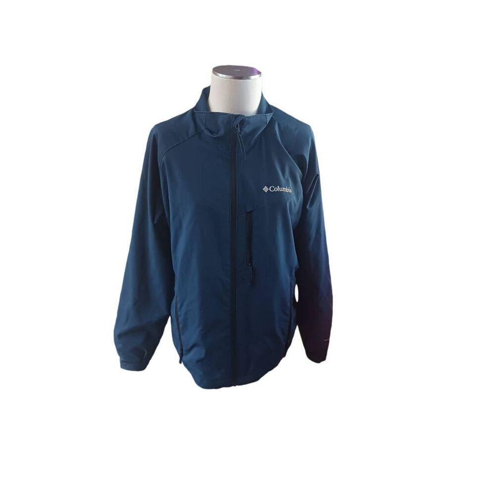 Navy large Unisex Columbia interchange omni heat jacket